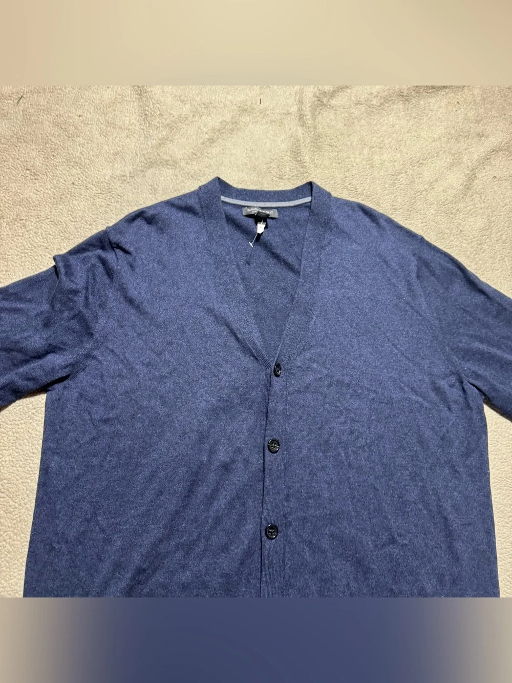 Banana Republic Sweater Mens XL Luxury Blend Silk Cashmere Cardigan Button Up